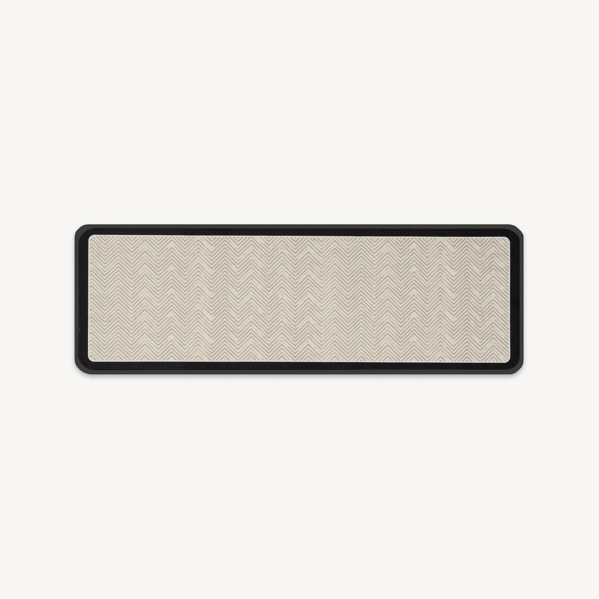 Easy Clean Rug Chevron Pattern Durable Non-Slip Pet-Friendly Modern Hallway Runner Rug