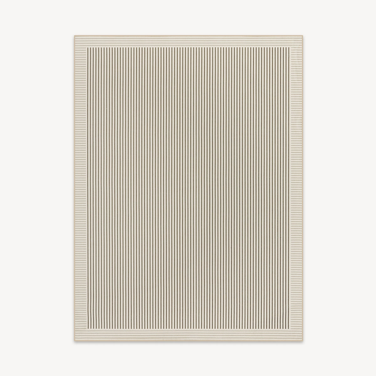 Easy Clean Rug Linear Elegance Durable Non-Slip Pet-Friendly Minimalist Hallway Indoor Doormat