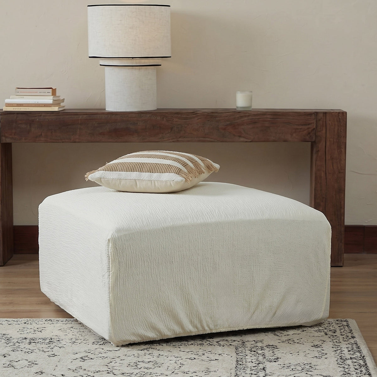 LinenEase Stretch Full-Encasing Sofa Slipcover