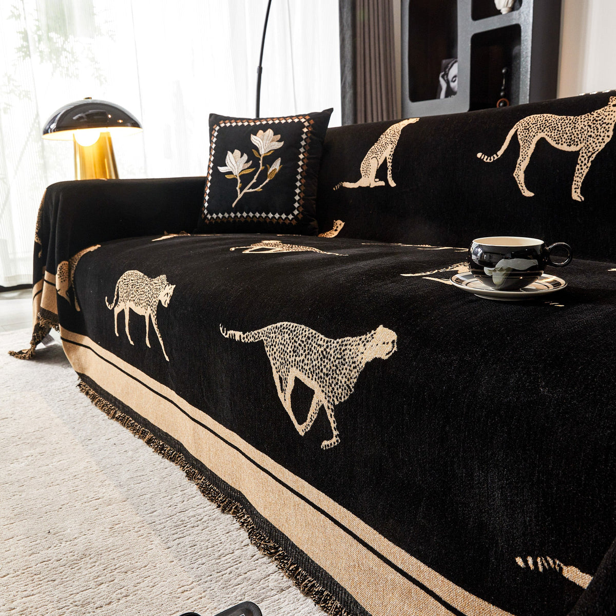Safari Elegance Anti-Pilling Sofa / Couch Cover