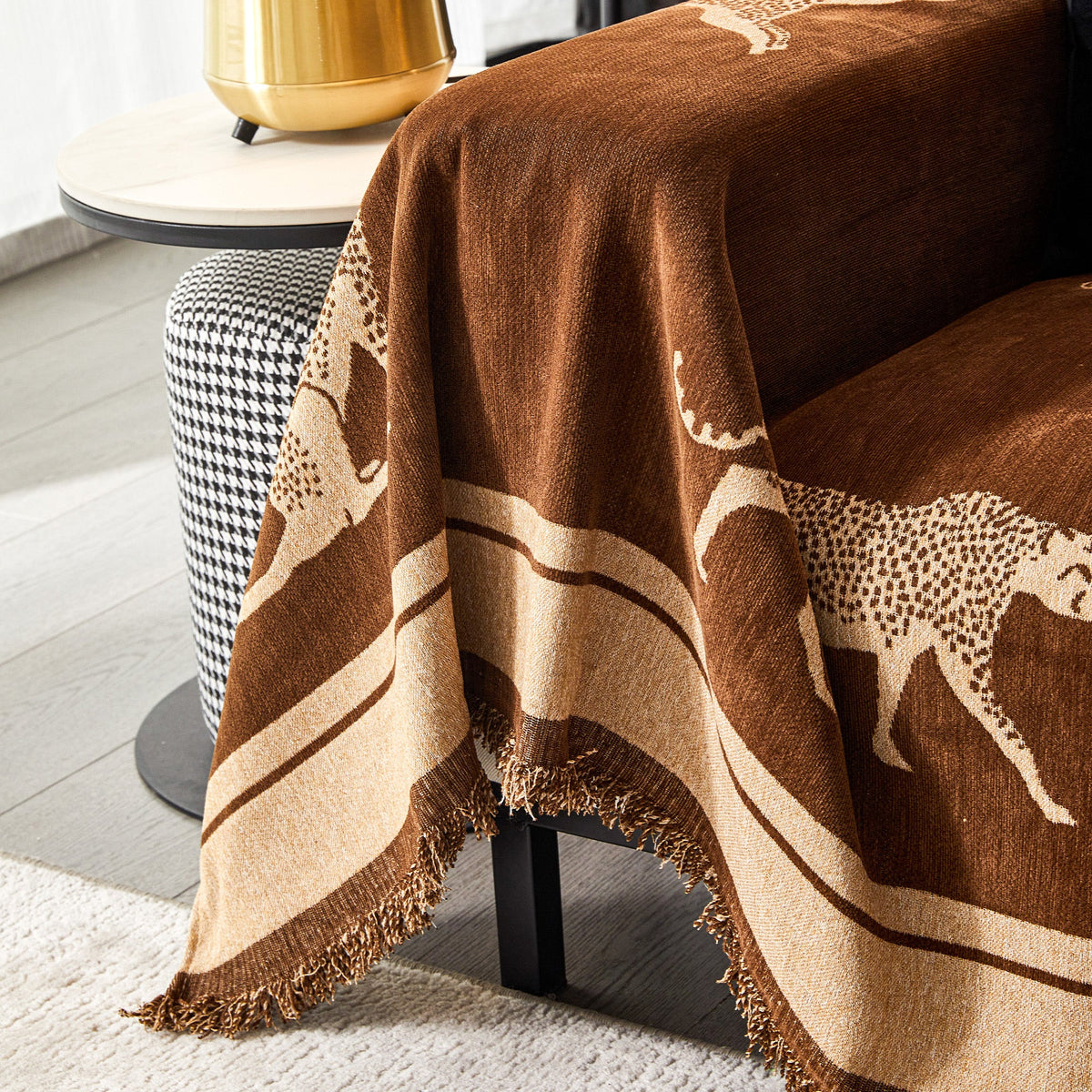 Safari Elegance Anti-Pilling Sofa / Couch Cover