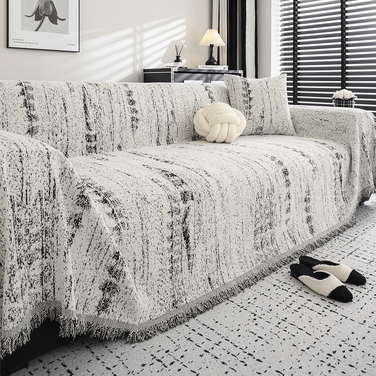 Contemporary Canvas Sofa Cover